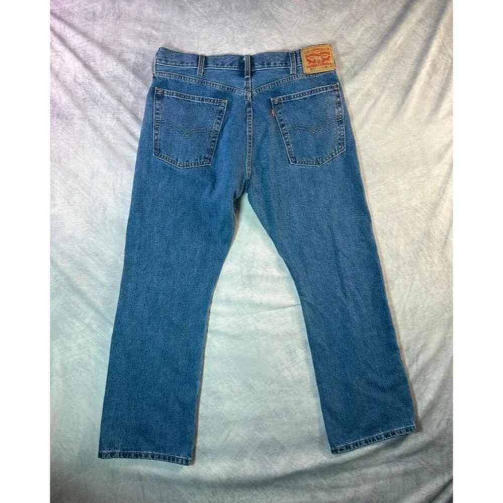 Levis Jeans Mens 36x30 Blue 517 Bootcut Western Ranch Rodeo Cowboy Denim Pants